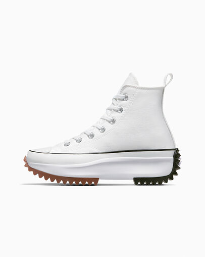 White / Black Converse Run Star Hike Men Platform Shoes Singapore | C-06597439