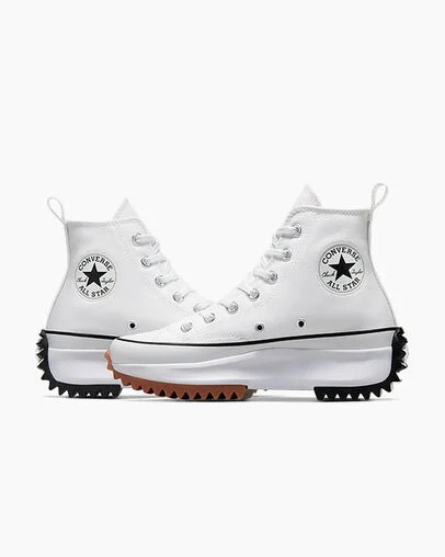 White / Black Converse Run Star Hike Men Platform Shoes Singapore | C-06597439