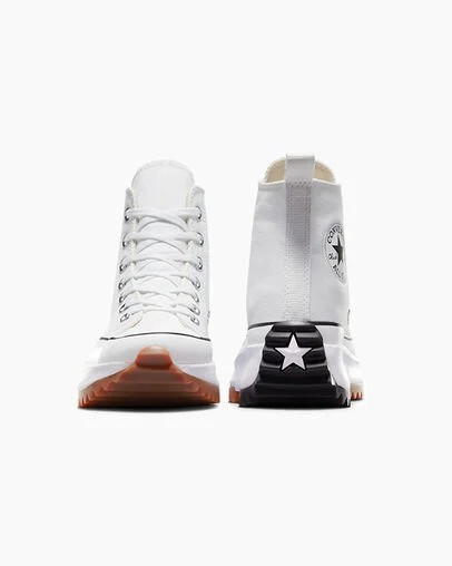 White / Black Converse Run Star Hike Men Platform Shoes Singapore | C-06597439