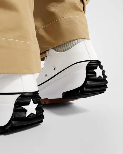 White / Black Converse Run Star Hike Men Platform Shoes Singapore | C-86254979