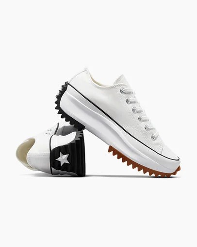 White / Black Converse Run Star Hike Men Platform Shoes Singapore | C-86254979