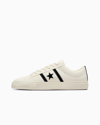 White / Black / Red Converse Converse x PLAY Comme des Garçons One Star Academy Pro Women Skate Shoes Singapore | C-31974259