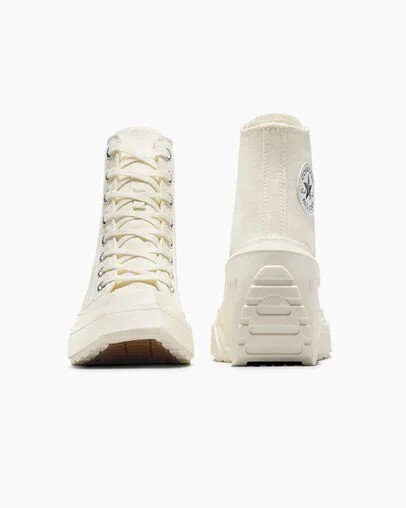 White / Black / White Converse Chuck 70 De Luxe Wedge Women Sneakers Singapore | C-26174809