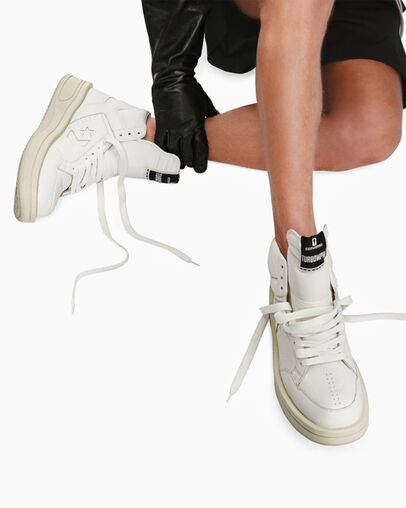 White / Cream Converse Converse x DRKSHDW TURBOWPN Women Boots Singapore | C-81390749