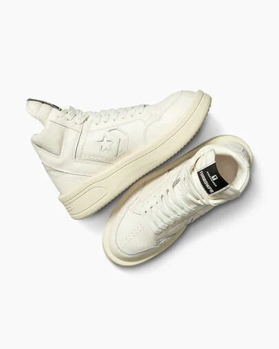 White / Cream Converse Converse x DRKSHDW TURBOWPN Women Boots Singapore | C-81390749