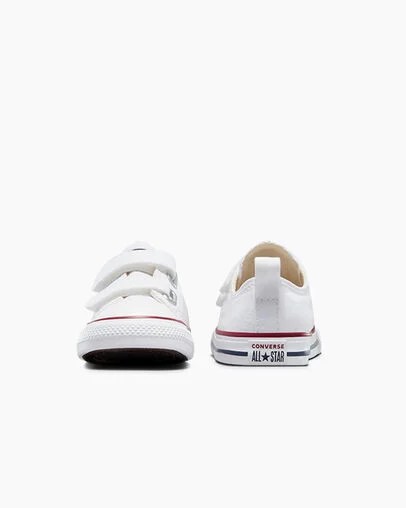 White / Dark Red / Navy Converse Chuck Taylor All Star 2V Kids' Canvas Shoes Singapore | C-08326719