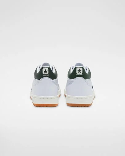 White / Deep Turquoise Converse CONS Fastbreak Pro Leather Men Skate Shoes Singapore | C-54210789