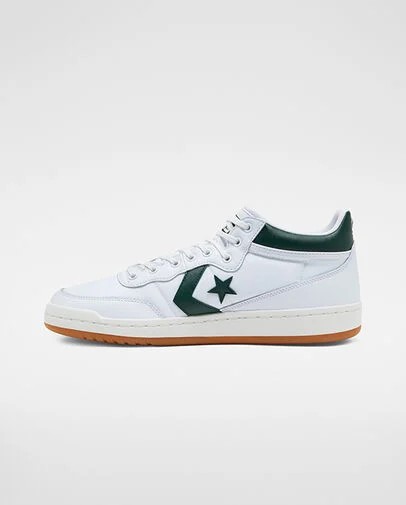 White / Deep Turquoise Converse CONS Fastbreak Pro Leather Women Skate Shoes Singapore | C-50861929