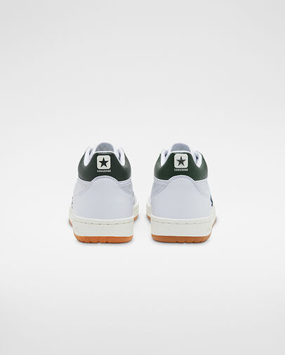 White / Deep Turquoise Converse CONS Fastbreak Pro Leather Women Skate Shoes Singapore | C-50861929