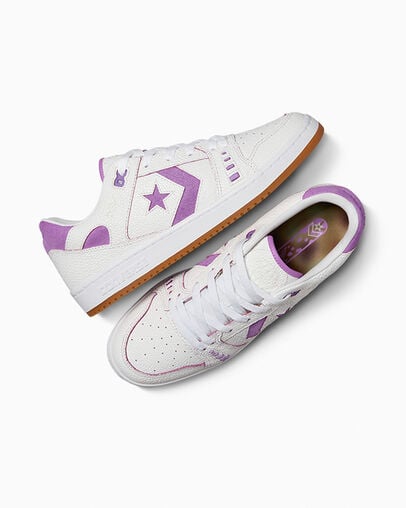 White / Fuchsia Converse CONS AS-1 Pro Chameleon Men Skate Shoes Singapore | C-25684179
