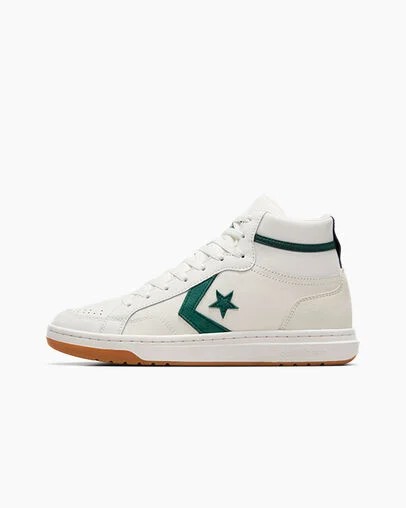 White / Green Converse Pro Blaze Classic Sport Luxe Women Boots Singapore | C-49607319
