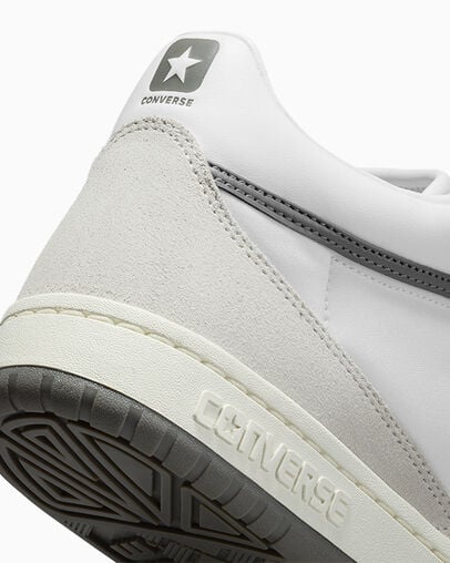 White / Grey Converse CONS Fastbreak Pro Suede Nylon Women Skate Shoes Singapore | C-91620439