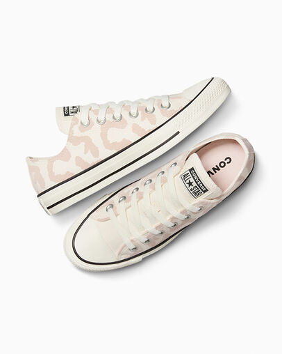 White / Grey Converse Chuck Taylor All Star Leopard Remix Women Sneakers Singapore | C-15867309