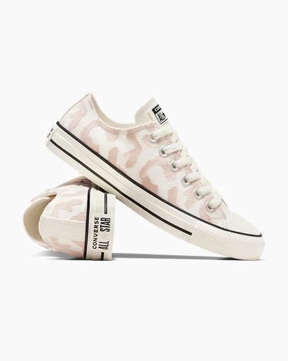 White / Grey Converse Chuck Taylor All Star Leopard Remix Women Sneakers Singapore | C-15867309