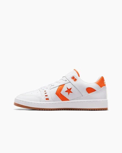 White / Orange Converse CONS AS-1 Pro Men Skate Shoes Singapore | C-09126359