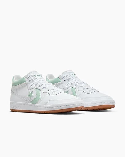 White / Orange Converse CONS Fastbreak Pro Leather & Nylon Men Skate Shoes Singapore | C-49280169