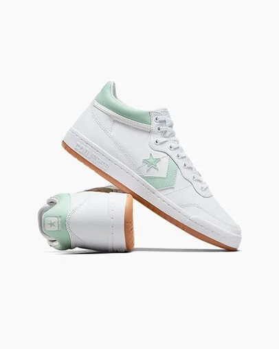 White / Orange Converse CONS Fastbreak Pro Leather & Nylon Men Skate Shoes Singapore | C-49280169