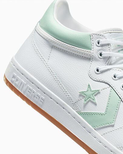 White / Orange Converse CONS Fastbreak Pro Leather & Nylon Men Skate Shoes Singapore | C-49280169