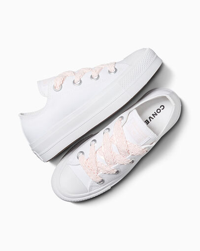 White / Pink Converse Chuck Taylor All Star Lift Women Platform Shoes Singapore | C-19025839