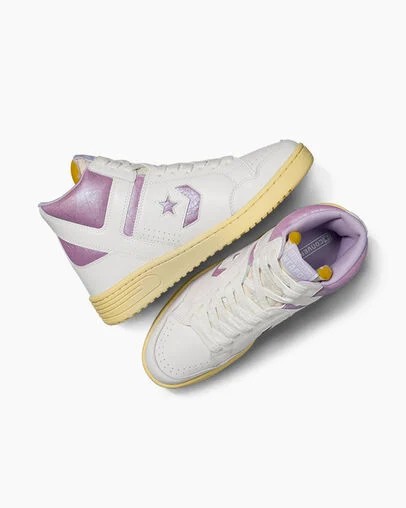 White / Purple Converse Shai Weapon Men Basketball Shoes Singapore | C-67125989