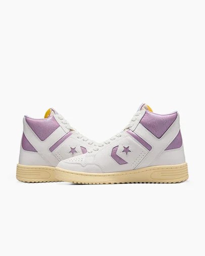 White / Purple Converse Shai Weapon Men Basketball Shoes Singapore | C-67125989
