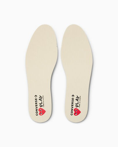 White / Red Converse Converse x PLAY Comme des Garçons Chuck 70 Men Sneakers Singapore | C-86129549