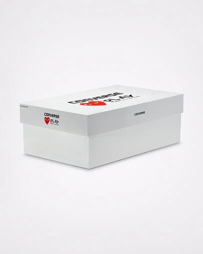 White / Red Converse Converse x PLAY Comme des Garçons Chuck 70 Men Sneakers Singapore | C-86129549