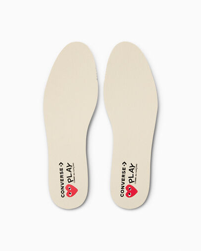 White / Red Converse Converse x PLAY Comme des Garçons Chuck 70 Women Sneakers Singapore | C-61234579