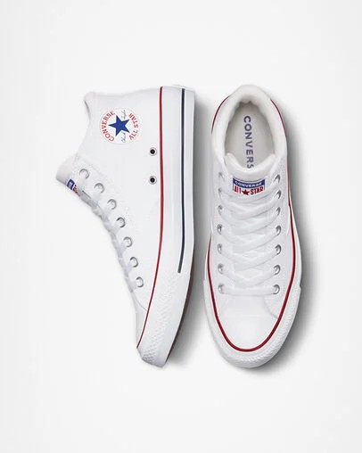 White / Red / Blue Converse Chuck Taylor All Star Malden Street Men Boots Singapore | C-90362789
