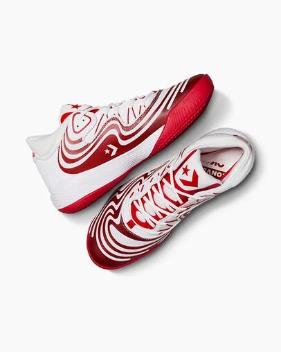 White / Red / White Converse All Star BB Shift CX Men Basketball Shoes Singapore | C-57249139