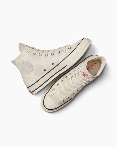 White / Silver Green Converse Converse x Liverpool FC Chuck 70 Men Sneakers Singapore | C-72839169